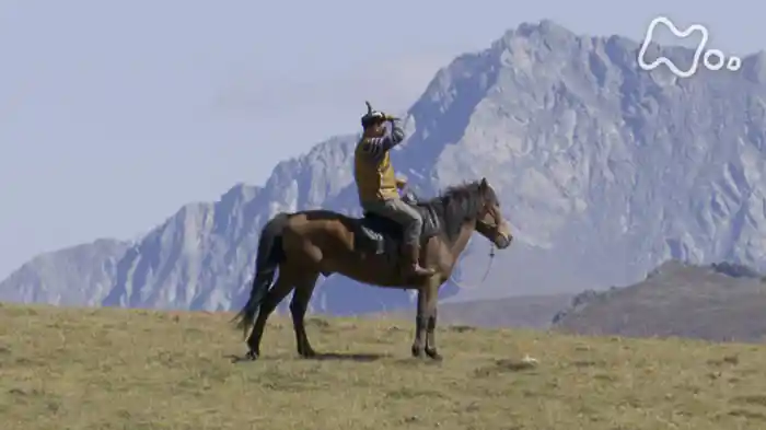 「木馬氷上を馳せる」