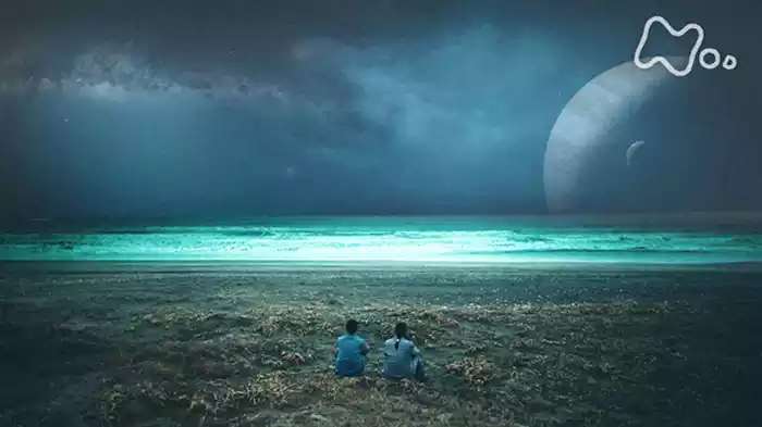 「薄暗い星で」