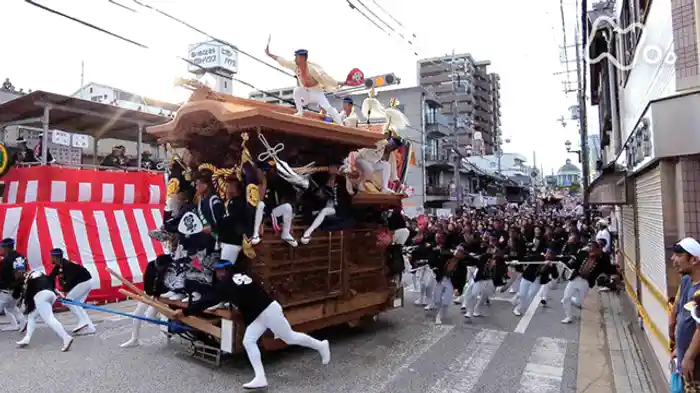 岸和田のだんじり～競い　走り　ささげる～