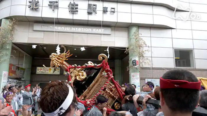 「日光街道　千住」