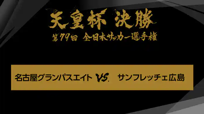 第７９回　決勝　名古屋グランパスエイト×サンフレッチェ広島
