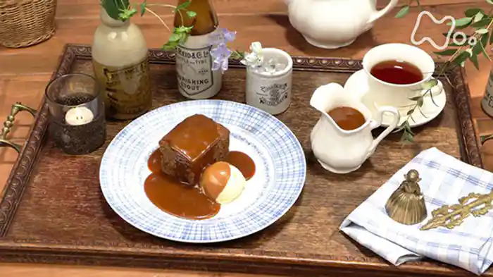 英国パブのスティッキー・トフィー・プディング