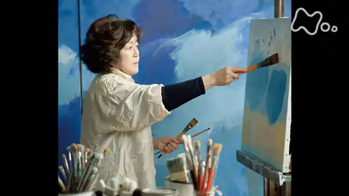 明日への想い　青に込めて　洋画家・佐野ぬい