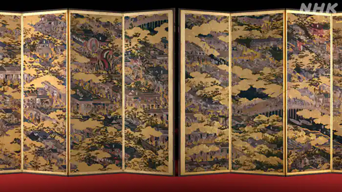 洛中洛外図屏風　舟木本