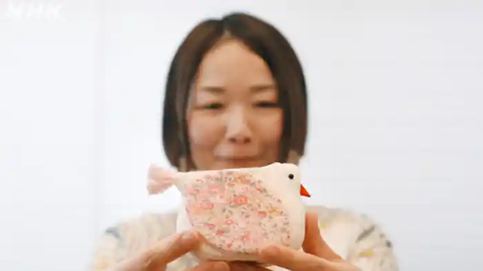 心なごむ　小鳥の小物入れ