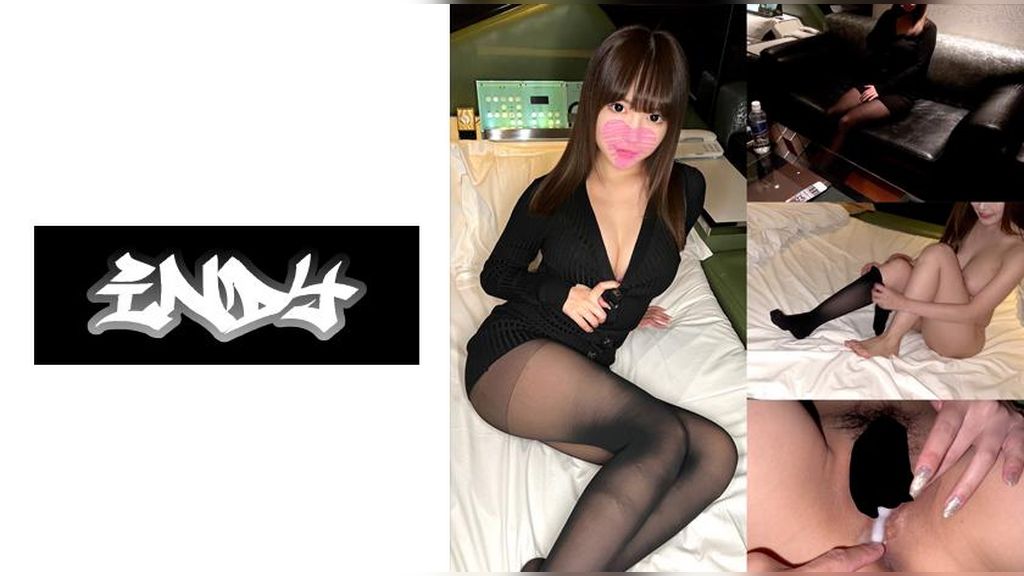 【個人撮影】ネイリストの黒パンスト美女とP活_痴女なお姉さんにぶっかけしたり中出しして来ました。