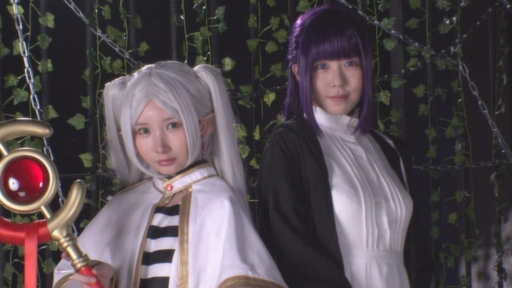 美少女魔導師フ●ーレン&フェ●ン×W●●中出し集団●●×大量ザーメンぶっかけ かな&こなつ