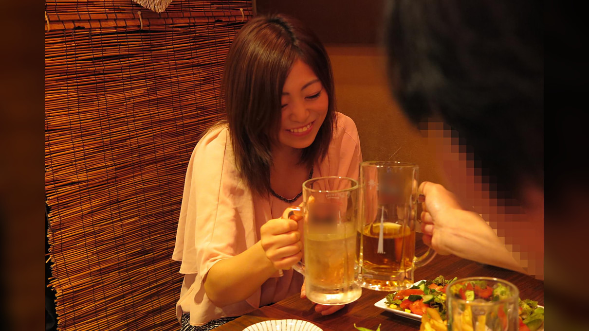 普通の顔に最強の胸!滅多に出会えない、お手本のような美巨乳