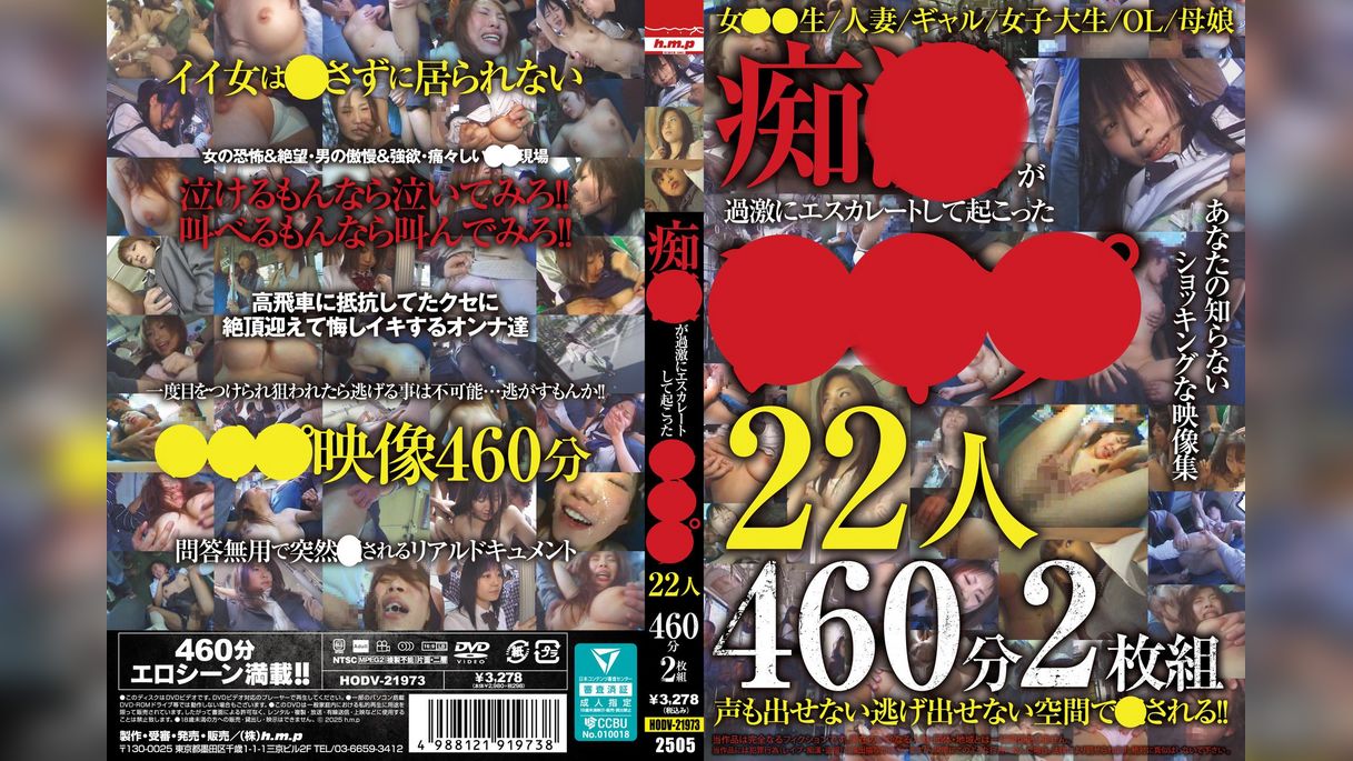 痴●が過激にエスカレートして起こった●●●22人460分２枚組