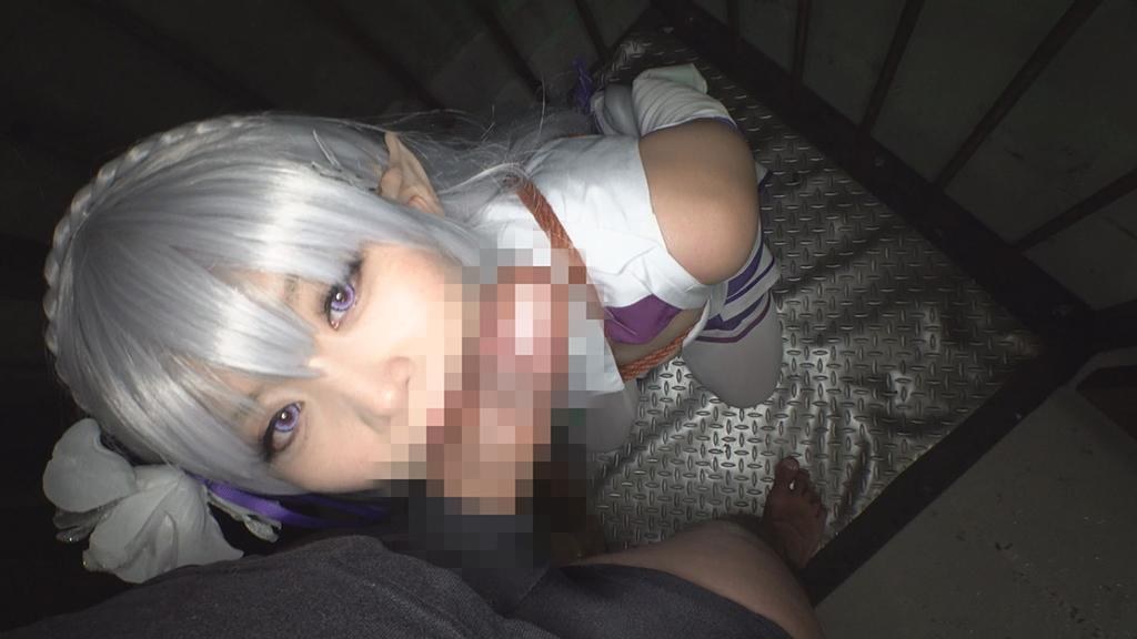銀髪美少女ハーフエルフエ●リア×アナル＆マ●コ2穴中出しファック×10連続大量ザーメンぶっかけ　るい