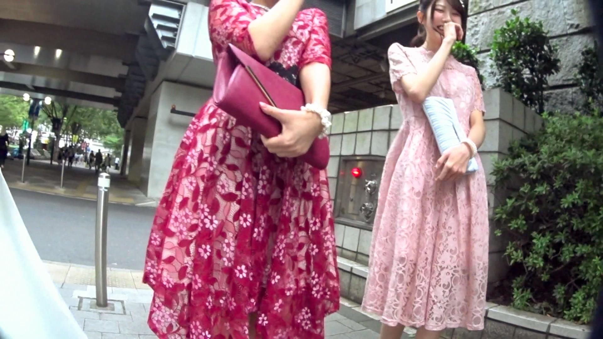 きれいに着飾った幸せ気分の美女を口説いてハメる!結婚式帰り×美女ナンパ