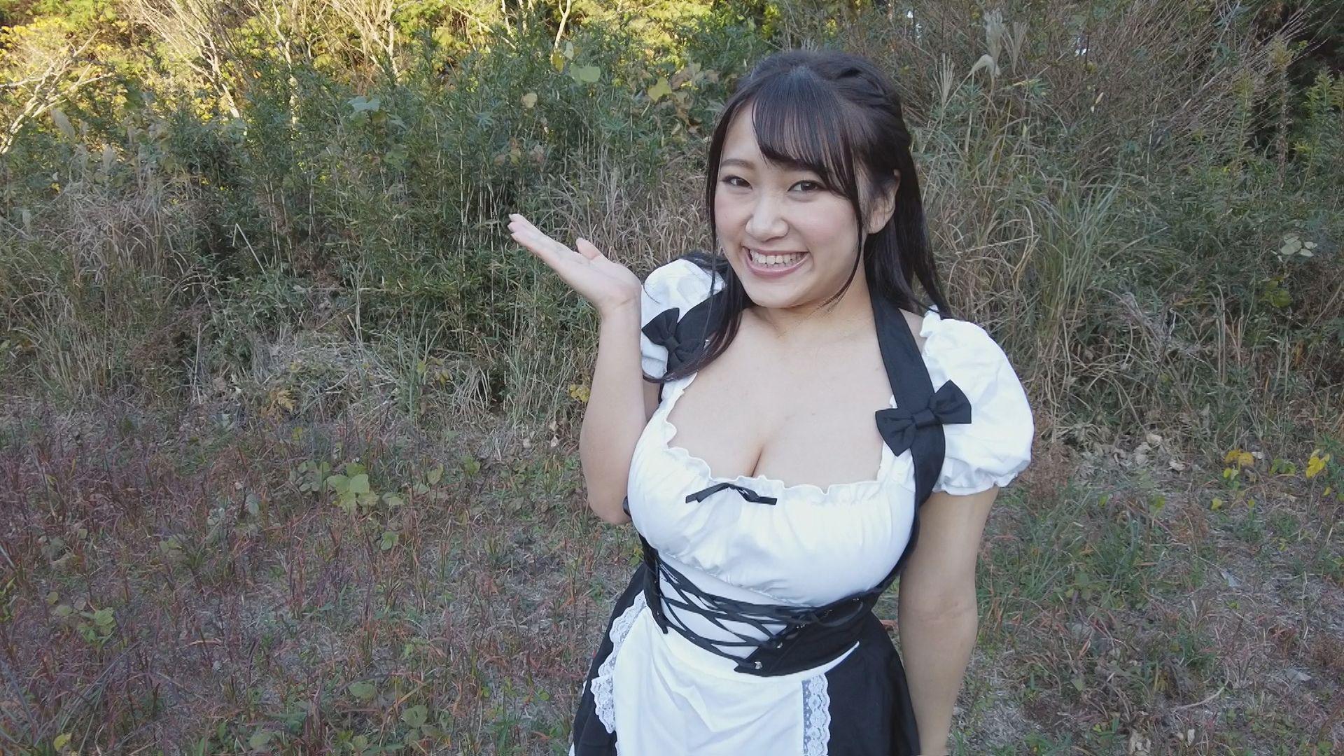 乳擦恋愛 初めてのパイズリ露出デート メイドカフェで働くIカップ爆乳ちゃん