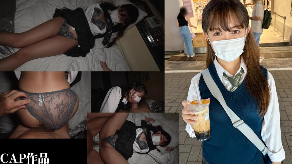 恵まれた体格を持つ陸上特待生の褐色女子に人生初めての中出し。