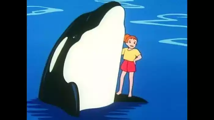 シャチをつれた少女 冒険者ナナミ