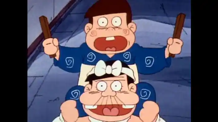 「夜廻りは昼廻りなのだ / 神様のおつげのかたぐるまなのだ」