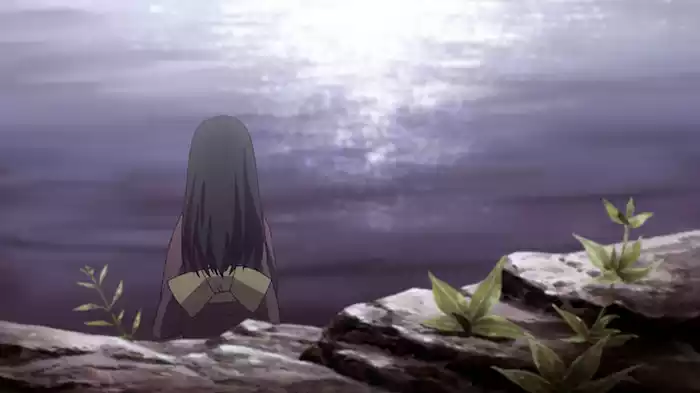 露を吸う群
