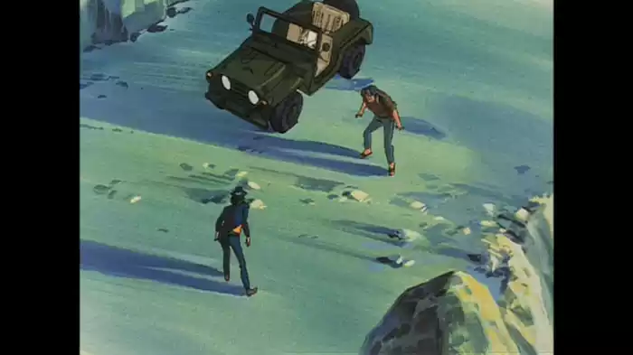 ルパンが戦車でやってきた