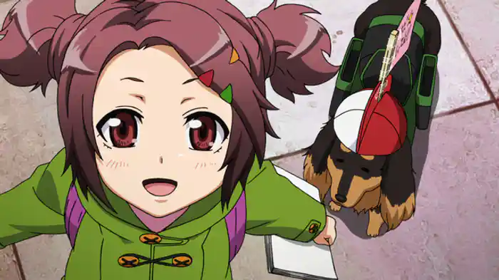 雨降って犬固まる