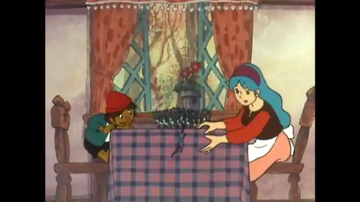 仙女の白い小さな家