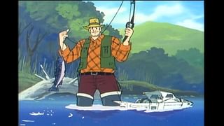 釣りキチ三平 第74話 「紅葉堤の大ニジマス」(アニメ / 1980) - 動画