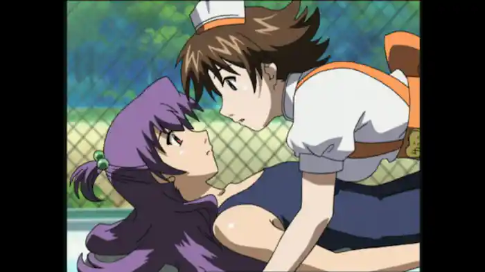 プールサイドでびっしょびしょ