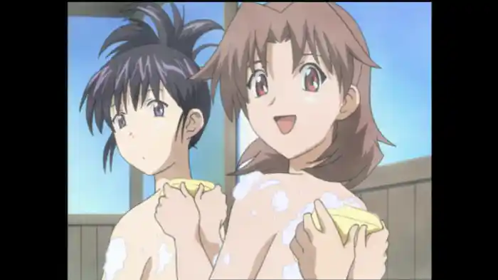 朝風呂ですったもんだ