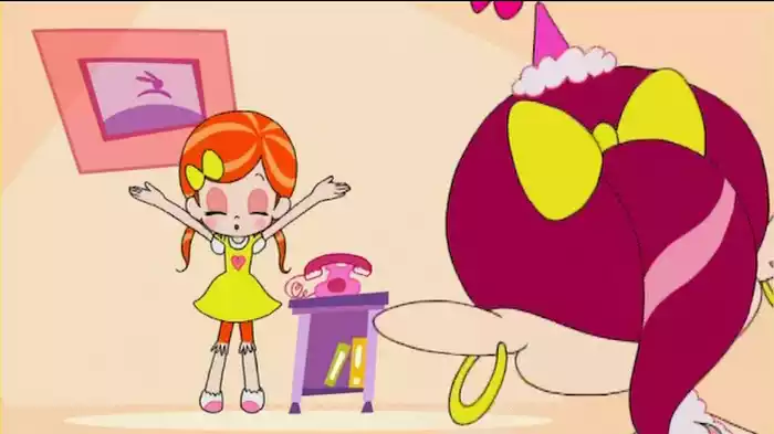 「でまして、来まして、アクビちゃん」