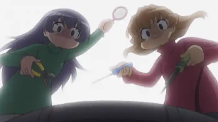 ラジカセと少女の二本立て