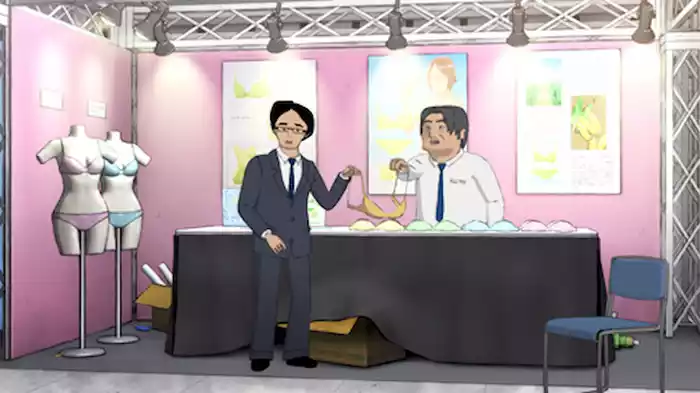 下着メーカー営業マンの展示会