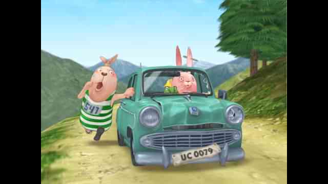 「乱暴運転注意」