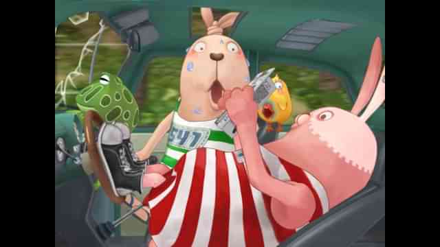 「脇見運転注意」