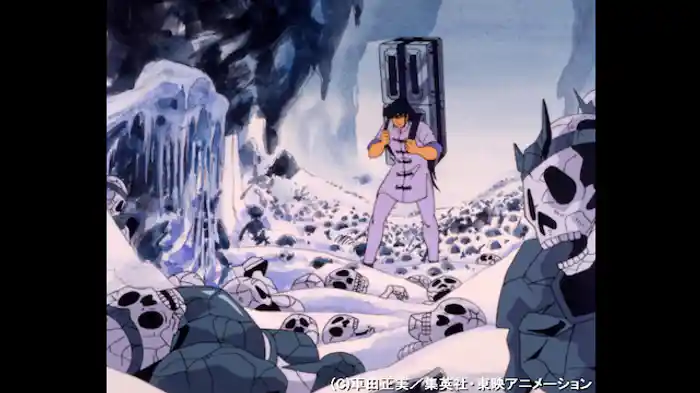 危うし紫龍！聖衣の墓場