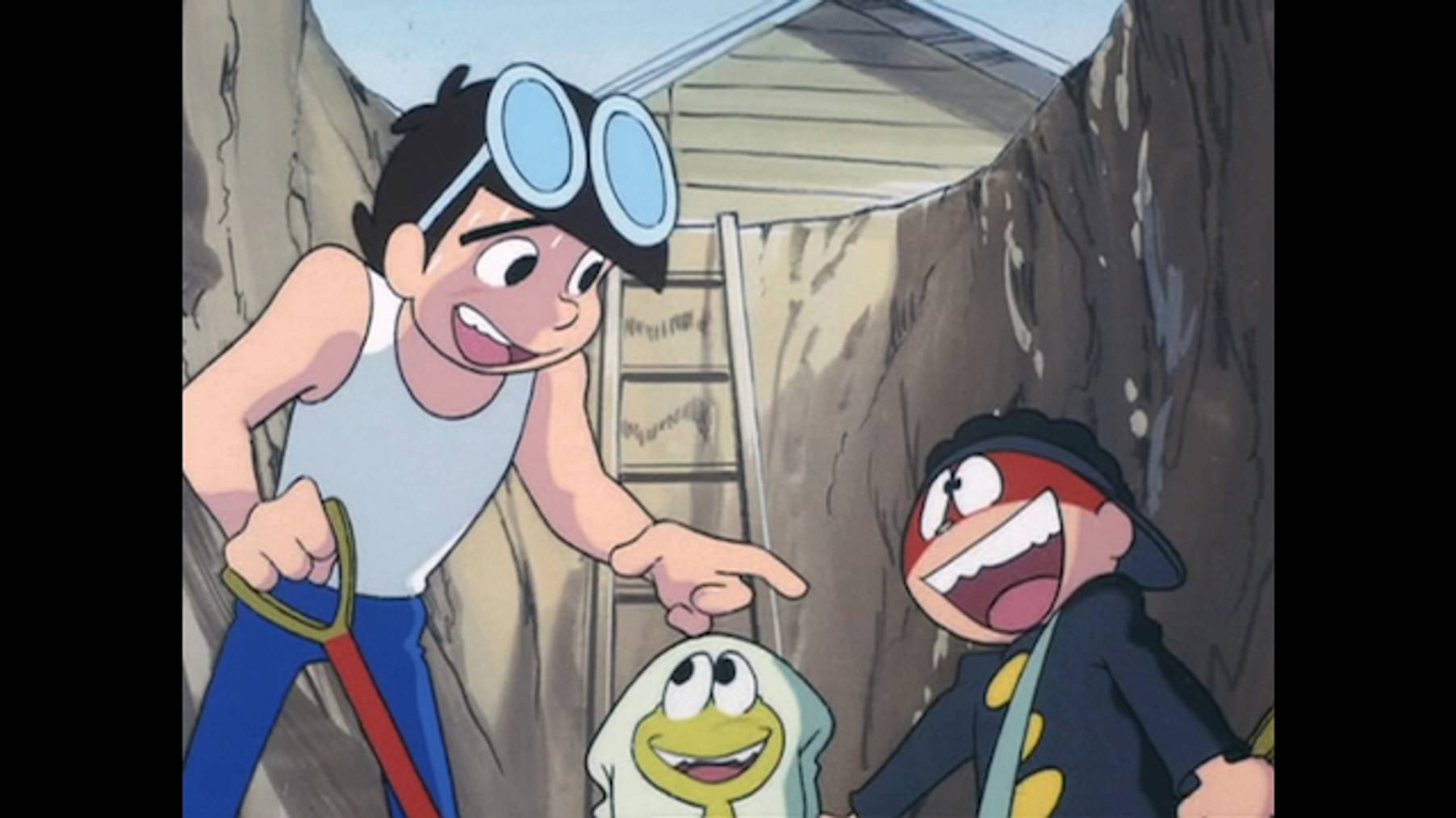 ど根性ガエル 第59話 宝さがしは命がけの巻 人斬りゴリライモの巻 アニメ 1972 の動画視聴 U Next 31日間無料トライアル