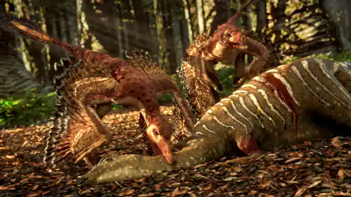 空飛ぶ恐竜たち