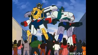 勇者特急マイトガイン 第2話 吠えて発進 ボンバーズ アニメ 1993年 の動画視聴 あらすじ U Next 勇者特急マイトガイン 第2話 吠えて発進 ボンバーズ アニメ 1993年 の動画視聴 あらすじ U Next