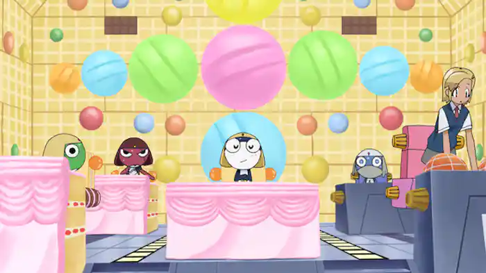 タママ　お菓子の王国　であります／桃華　お世話になります　であります