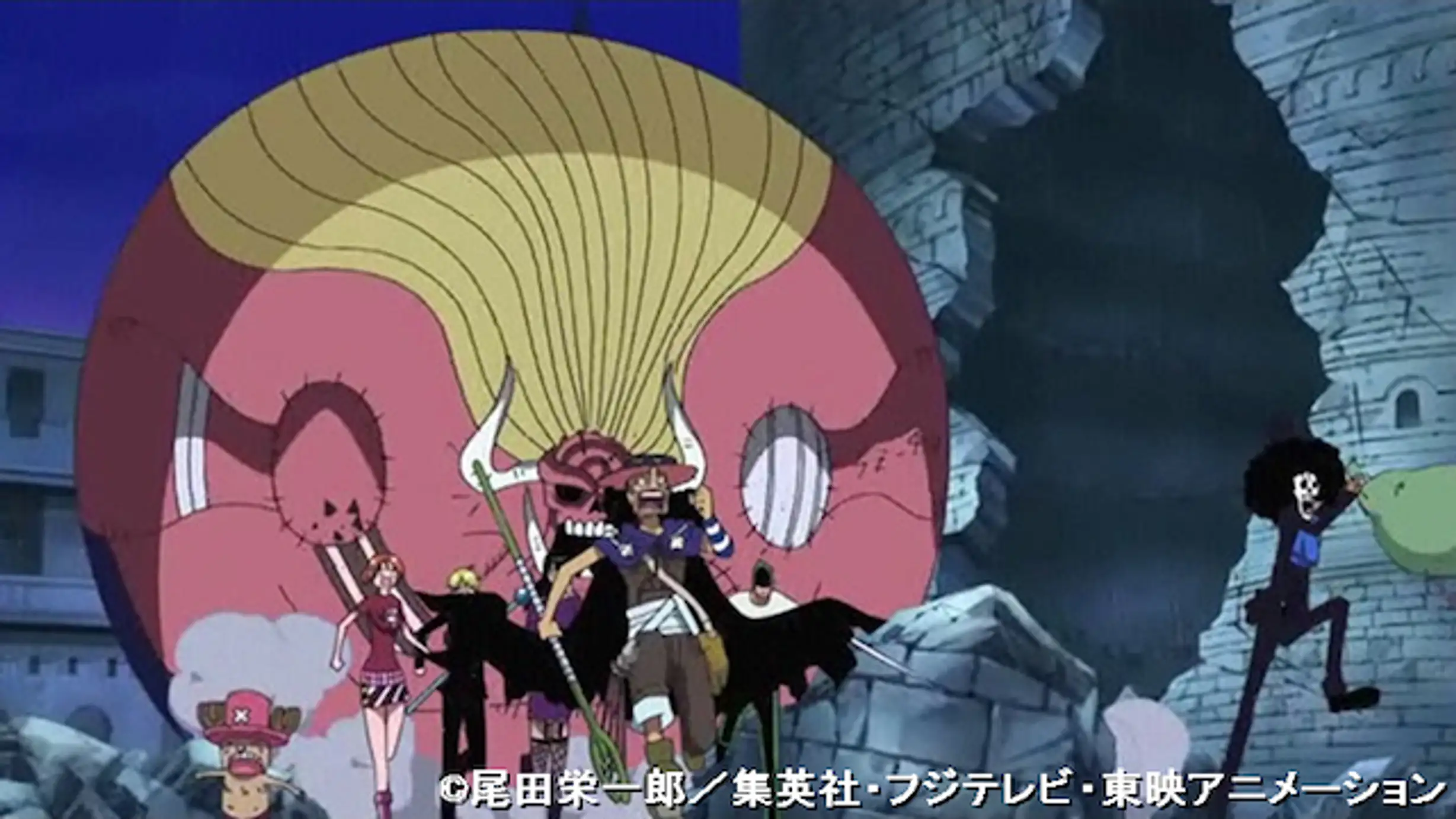 ワンピース スリラーバーク編 ３ 371 壊滅 麦わら一味 カゲカゲの能力全開 アニメ 1999年 の動画視聴 あらすじ U Next