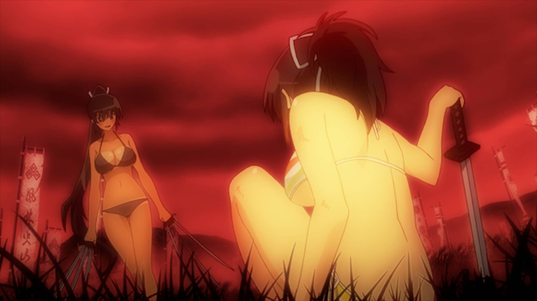 閃乱カグラ 第6話 連動忍結界 アニメ 13 の動画視聴 U Next 31日間無料トライアル