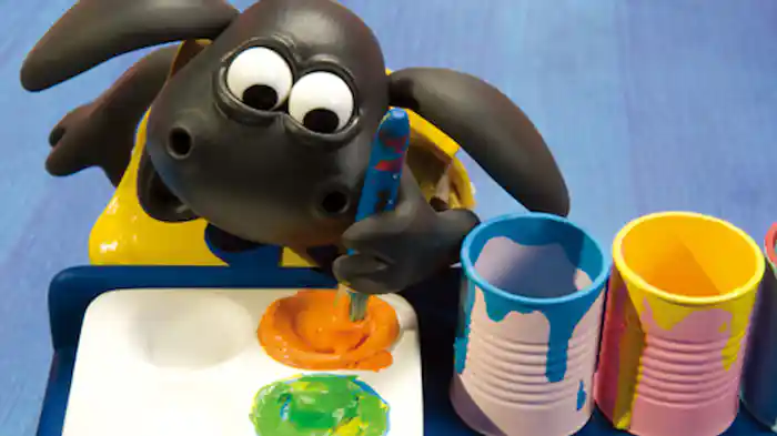 ティミー、えをかく