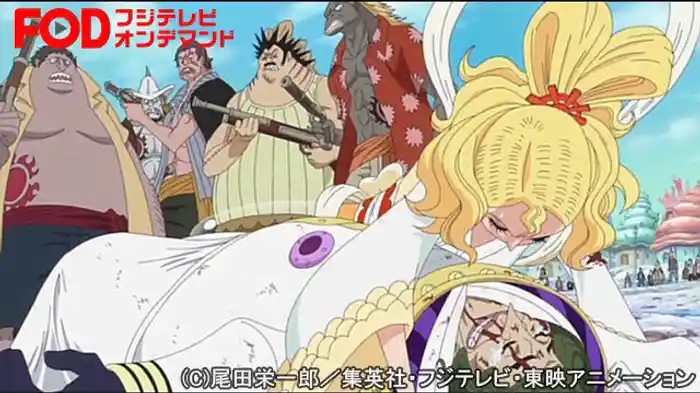 揺れる魚人島！漂着した天竜人