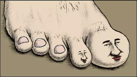 足の指君