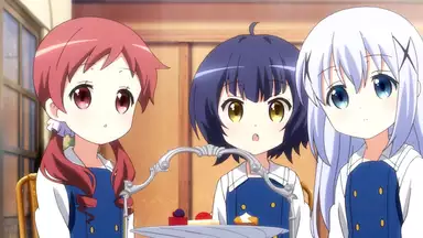 ご注文はうさぎですか 第4羽 ココア先輩の優雅なお茶会チュートリアル アニメ 15年 の動画視聴 あらすじ U Next ご注文はうさぎですか 第4羽 ココア先輩の優雅なお茶会チュートリアル アニメ 15年 の動画視聴 あらすじ U Next