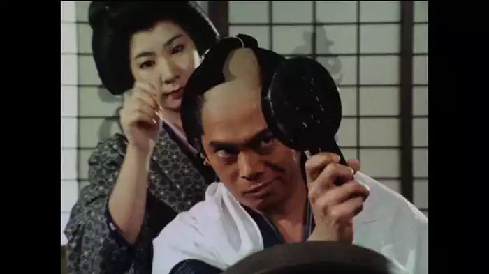 「せん、むこ殿をイビる」