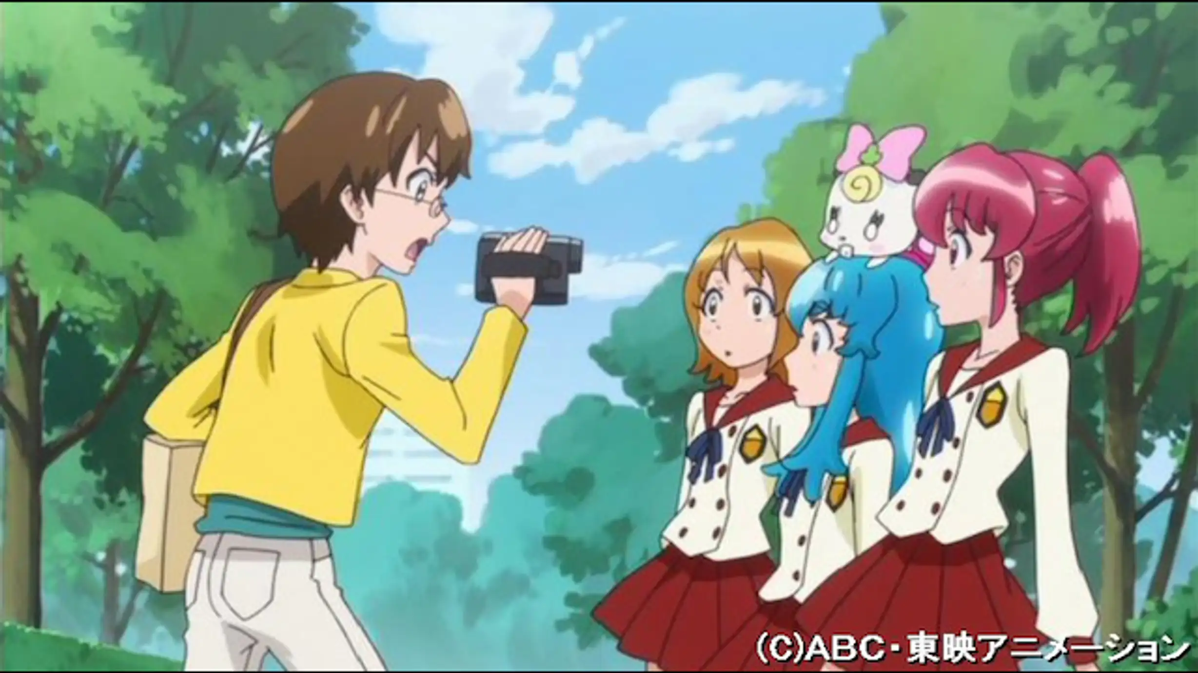 ハピネスチャージプリキュア 第16話 私はマスコミよ プリキュアの秘密全部見せます アニメ 14年 の動画視聴 あらすじ U Next