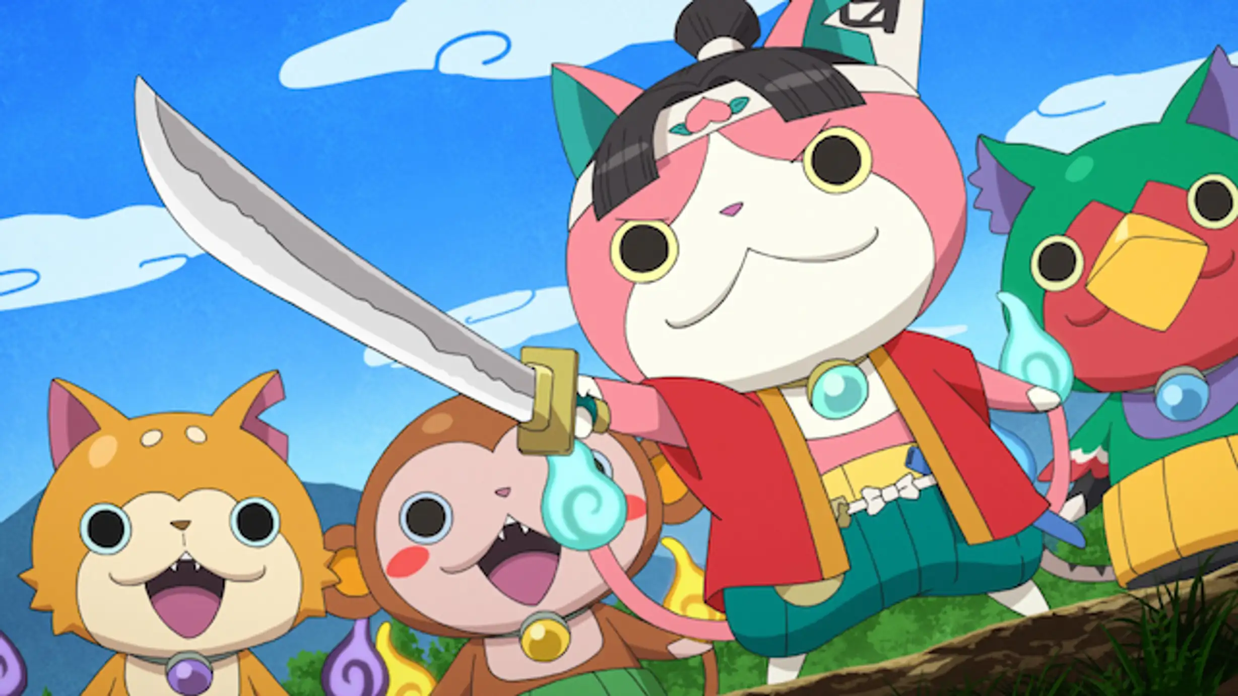 妖怪ウォッチ 第153話 モモタロニャンの豪鉄鬼退治 激闘 布団から出ない選手権 コマさんコマじろうの日本全国もんげー旅 ｉｎ名古屋 アニメ 14年 の動画視聴 あらすじ U Next