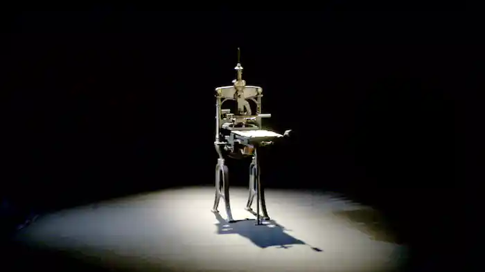 「活版印刷機」