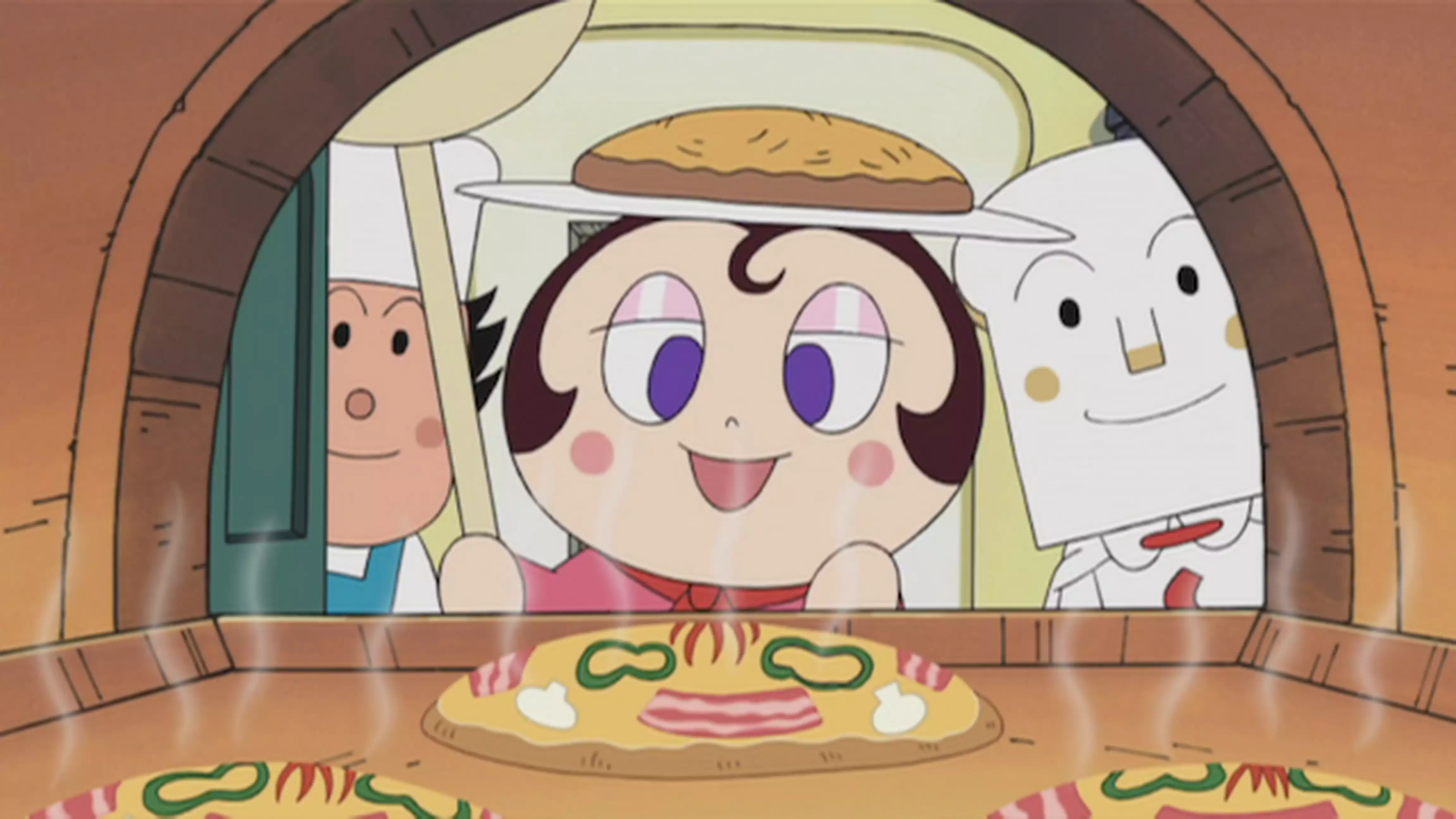 しょくぱんまんとピザパイむすめ
