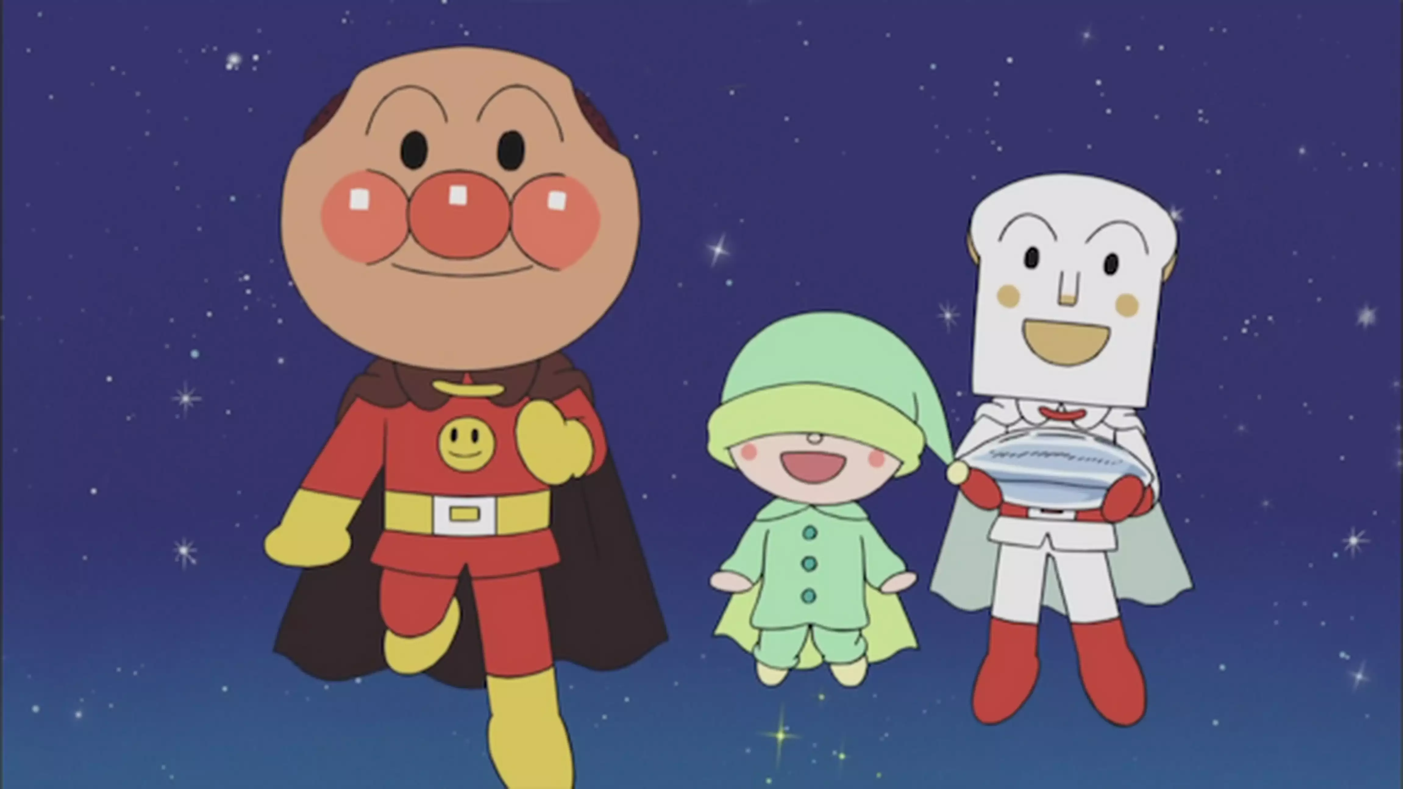 しょくぱんまんとパジャマン