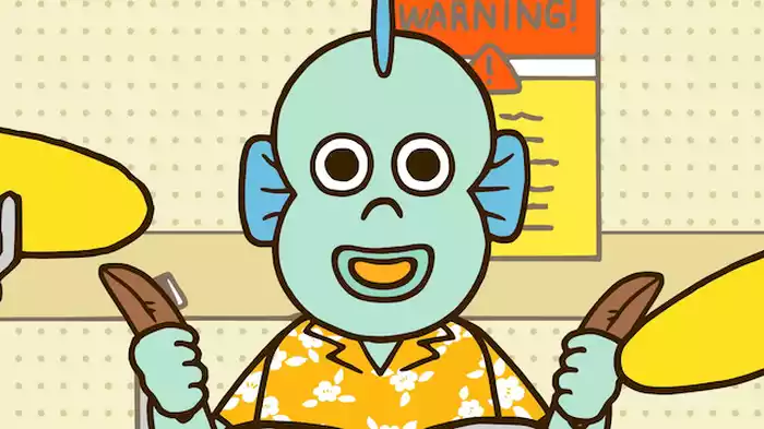 スティックをP