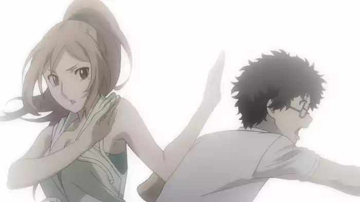 雨の中の少女達